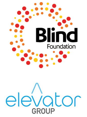 Blind Foundation and Elevator logos